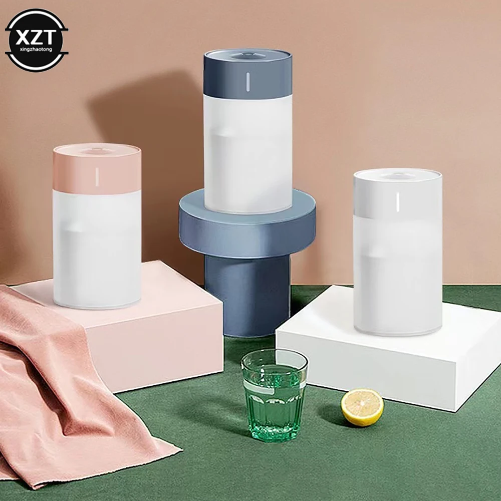 New Mini Air Humidifier with LED Night Lamp  Office Desktop Silent Aroma Diffuser for Home Car Office