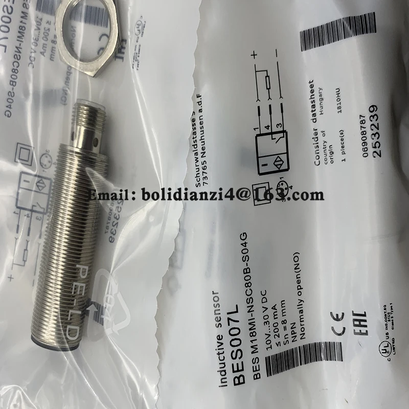 New sensor for proximity switch BES007L BES M18MI-NSC80B-S04G In stock