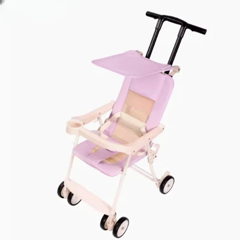 Ultralichte Kinderwagen, Opvouwbare Parapluwagen, Compacte Reiskinderwagen, Draagbare Babywagen Voor Handig Wandelen