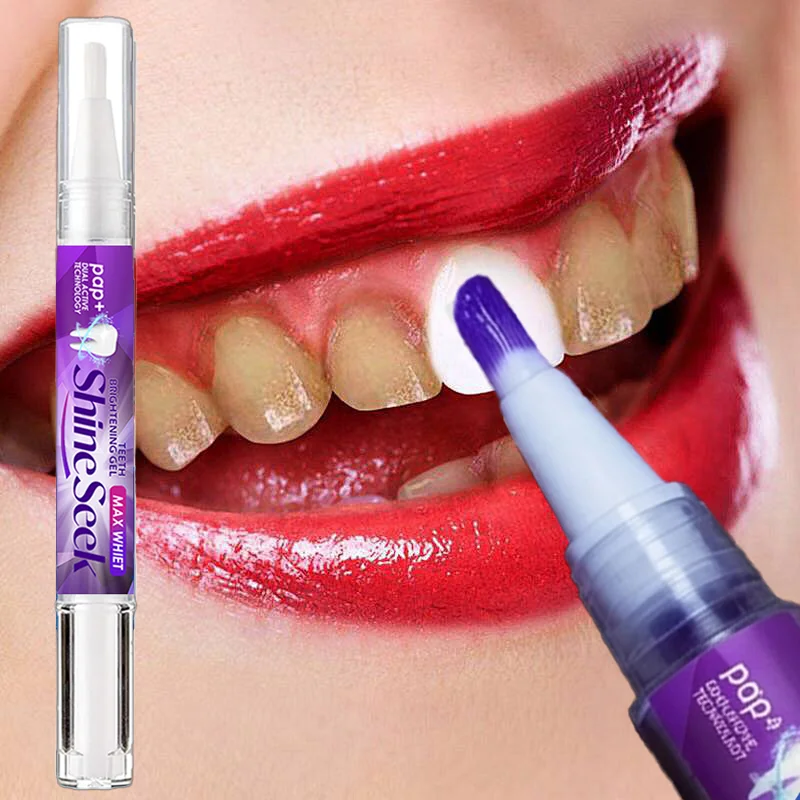 1Pc 3ml New Formula Purple Pap+ Formula, Purple Whitening Tooth Pen Gel, No Tray Needed, Just Twist to Use, Does Not Contain Hydrogen Peroxide, Gently Brightens Teeth, Portable Package, Suitable for Teeth Whitening before Going Out, Dating, or Parties
