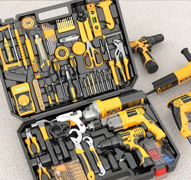 Vanadium Home-use Tool Set Multi Function Allen Car Tool Kit Box Hex Socket Set Screw Ratchet Hand Tools Set