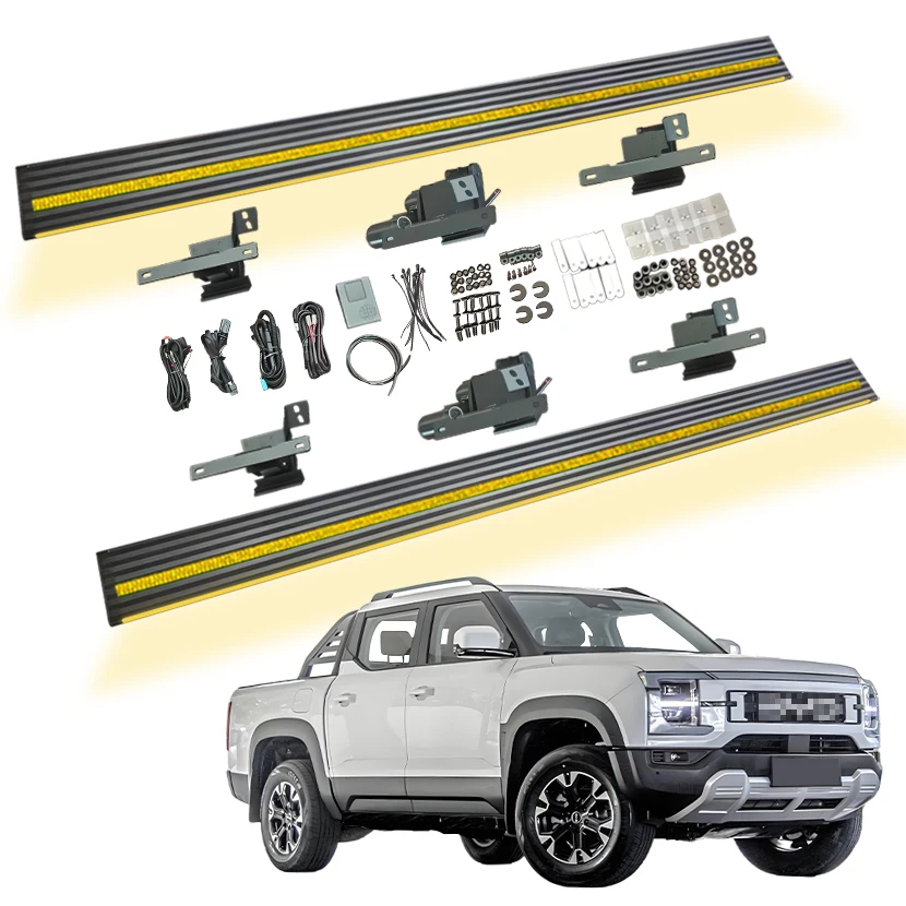 

2026 Новая регулировка освещения, водонепроницаемая, с защитой от защемления, электрическая боковая подножка, двойные фонари для BYD SHARK 2025