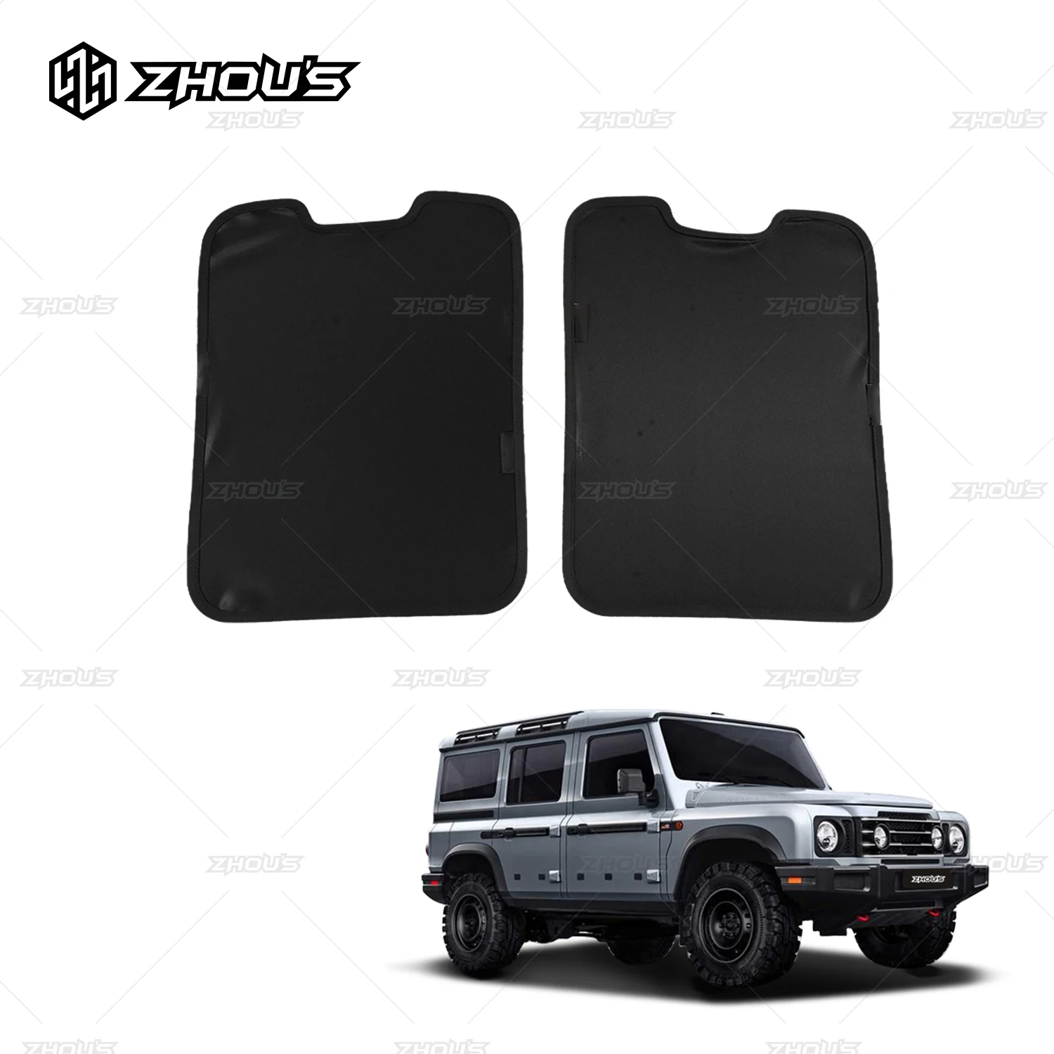 

Zhous Design Hot Sale Car Accessories Safari Window Shade Cover (Mesh) for Ineos Grenadier