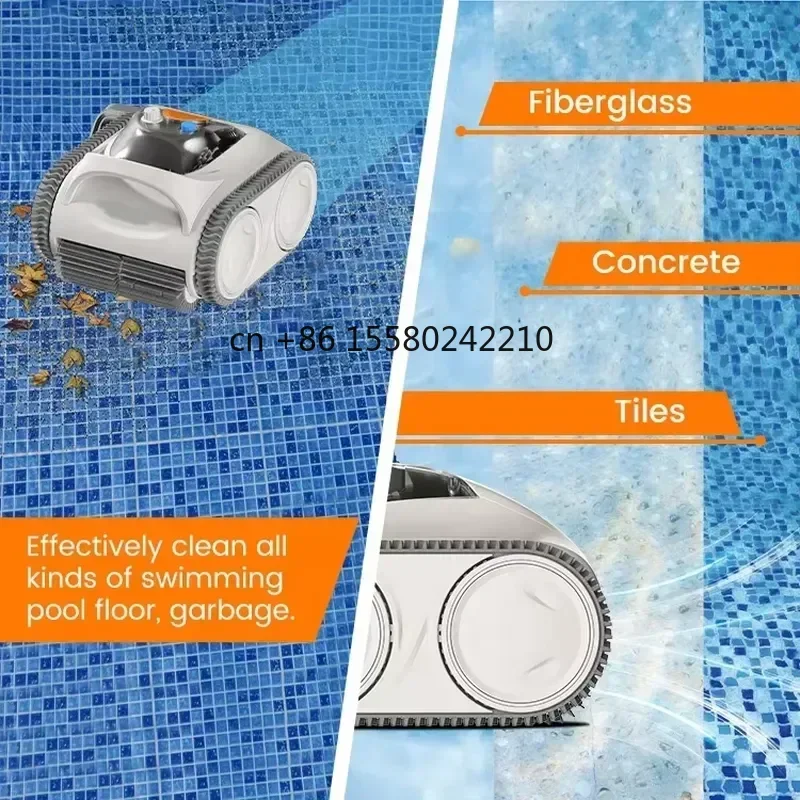 Pool Cleaner for Fully Automatic Cordless with Fast Charging Long Battery Life and IPX8 Waterproof Safety No Leakage