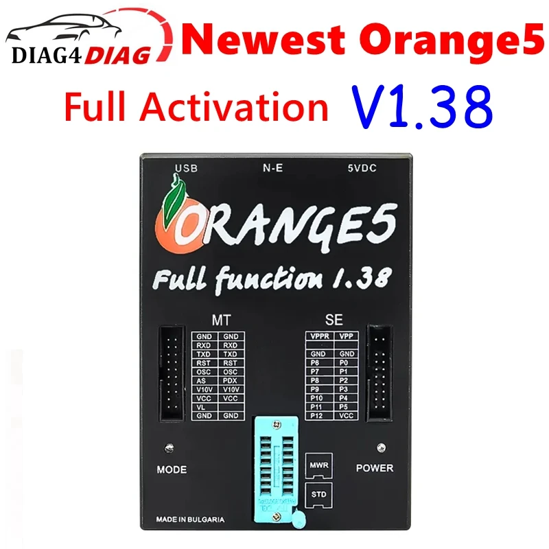 

Newest V1.42 V1.38 Orange5 Programmer With Full Adapters Add all Authorization Orange5 V1.38 OBD2 Auto Programmer Full Actived