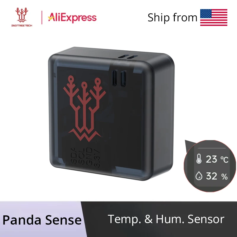 

BIGTREETECH Panda Sense датчик температуры и влажности гигрометр в реальном времени Panda Touch 3D-принтеры аксессуары для Bambu Lab