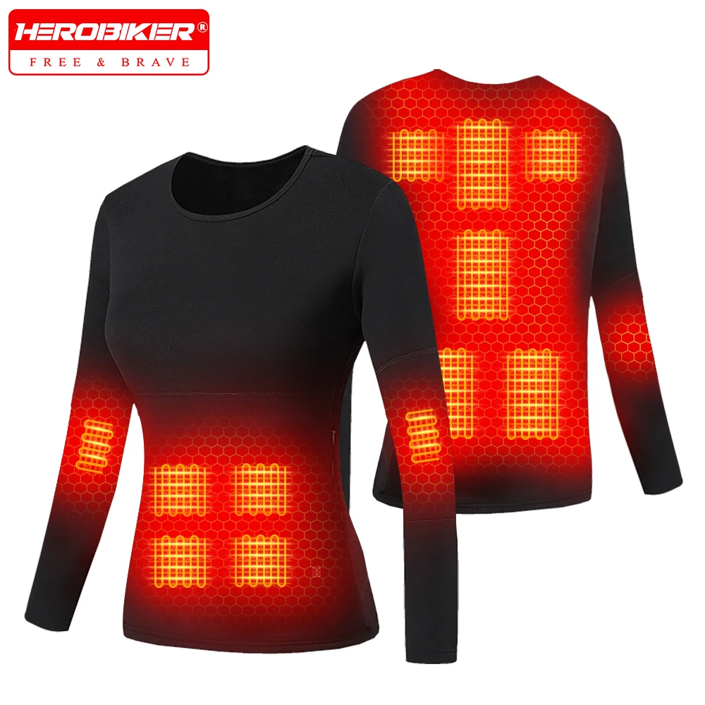

Winter Body Heating Tops Electric Heating Warm Underwear Electric Warmer Heated Apparel Thermal Pullover Sweater ​for Men Women