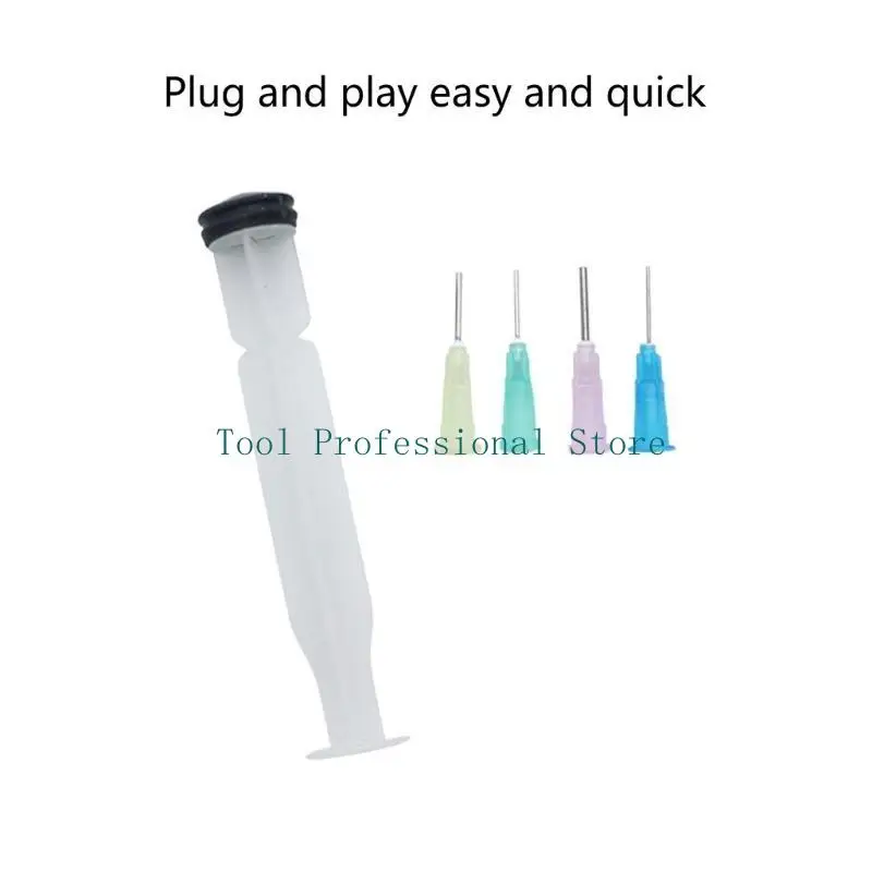 57QF 2PCS Hàn nhựa dán công cụ đẩy đùn với 4 đầu kim cải thiện tốc độ hàn và độ chính xác