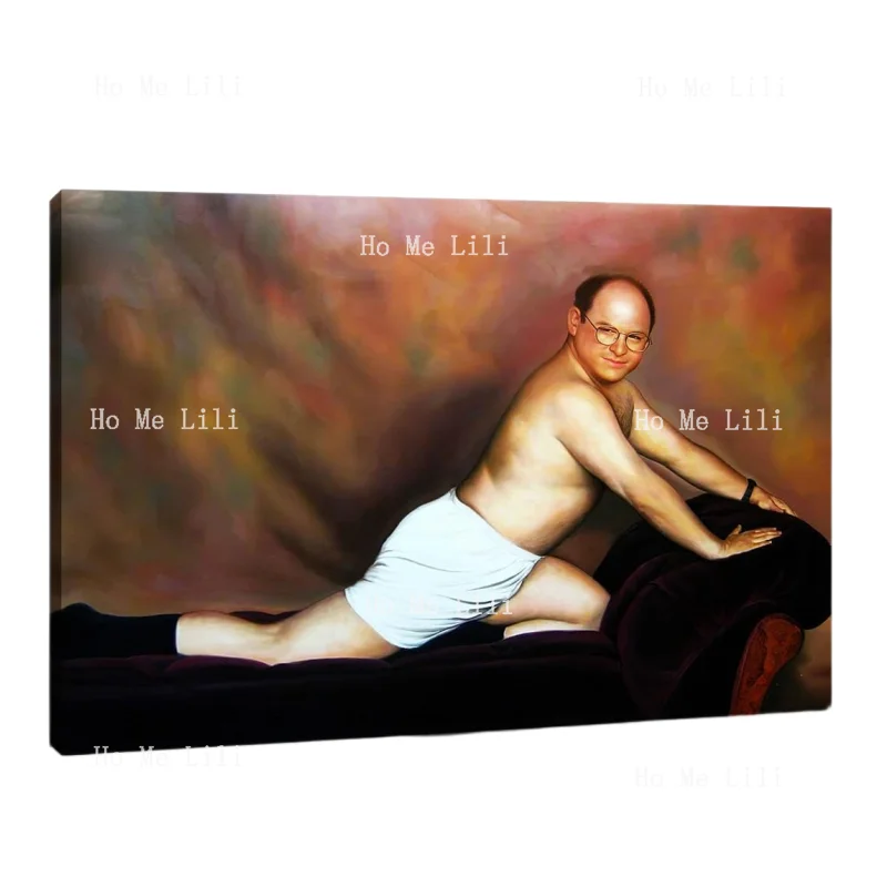 Furtosyna Seinfeld Poster George Costanza Picture The Eternal Seduction Wall Art Funny Bathroom Comedy Movie Canvas Wall Decor