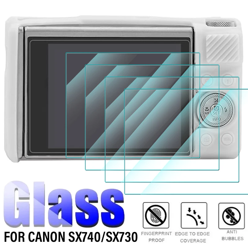 Tempered Glass Screen Protector for Canon Powershot SX730/SX740 Camera LCD Screen Protective Film Cover For CANON SX740 SX730