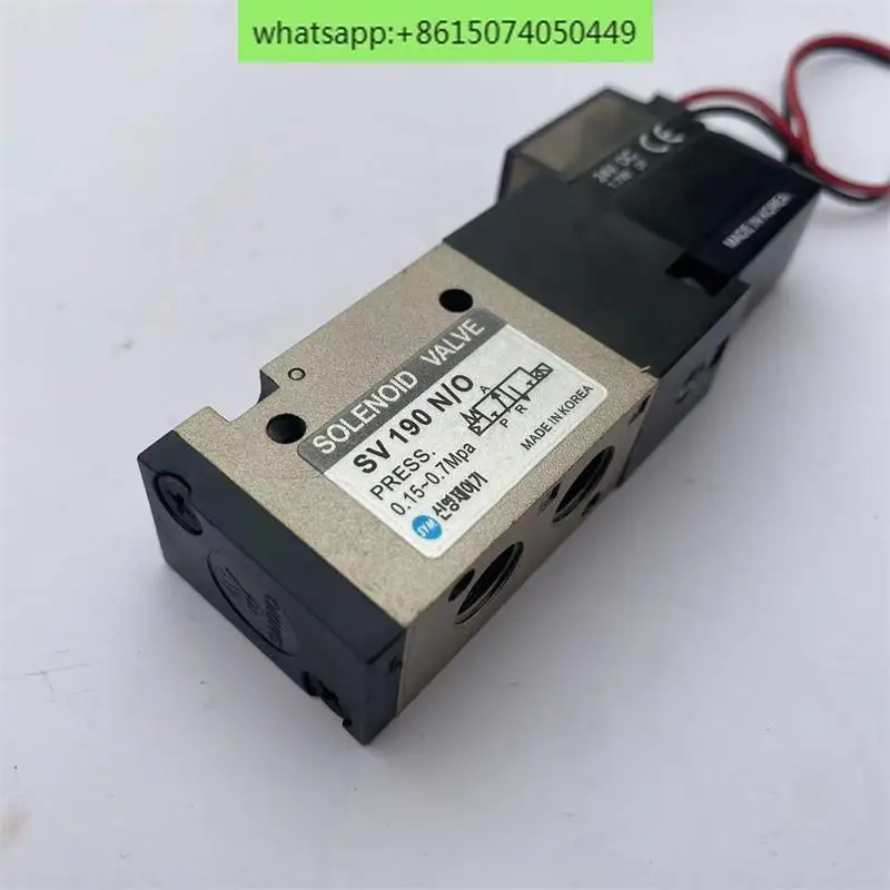 

Korean SOLENOID VALVE solenoid valve SV190 N/O SV190N/C AC220 DC24 solenoid valve