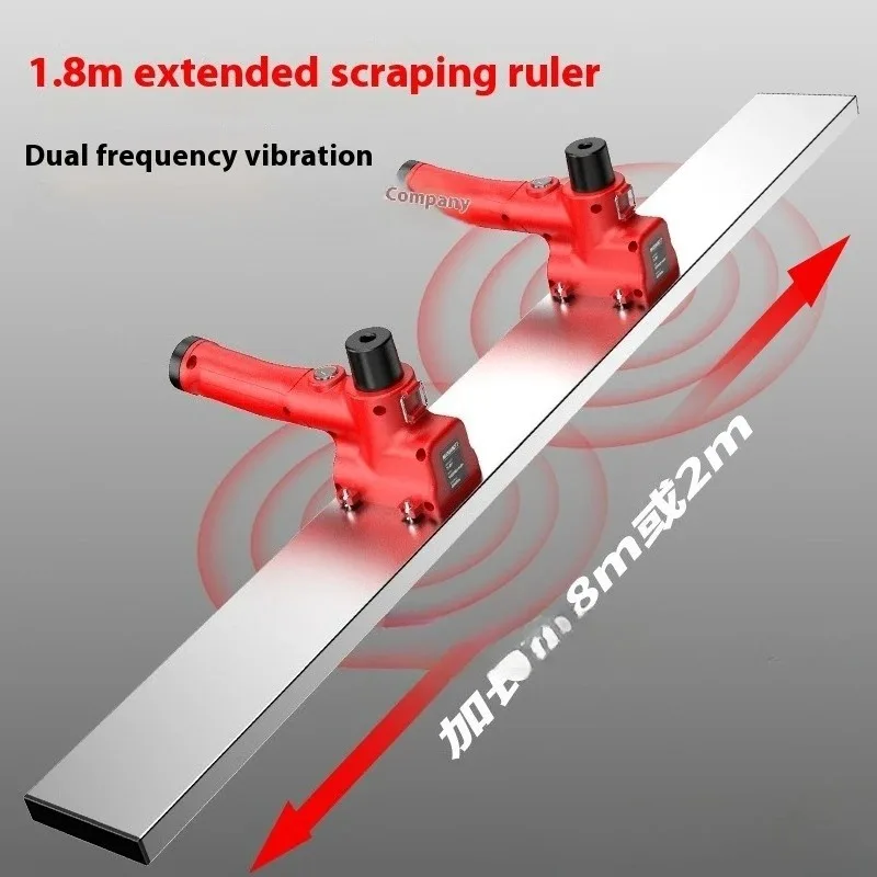 Industrial Electric Concrete Scraper Stainless Steel Wall Flat Machine Lithium Battery Vibration Level Gauge