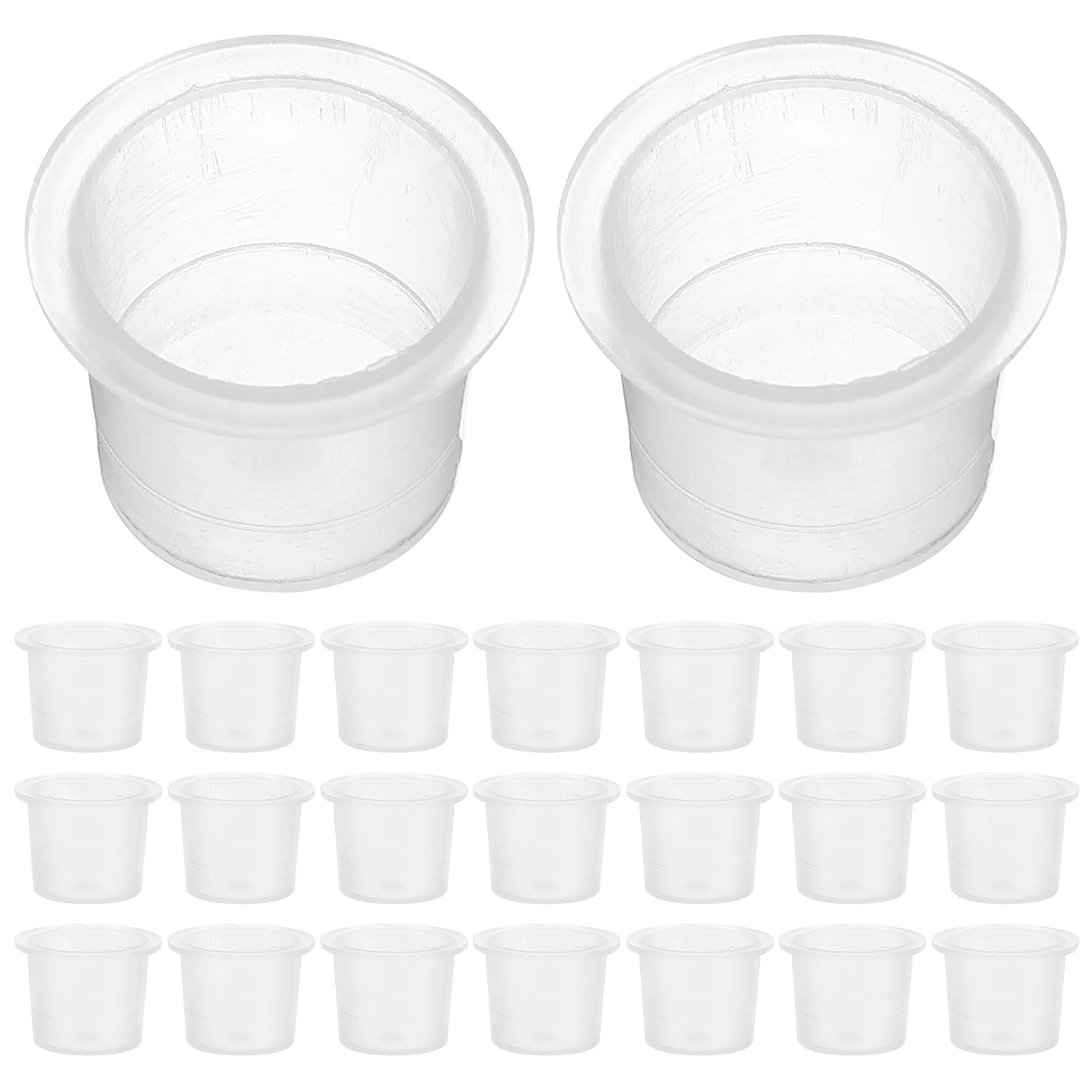 

1000 шт., чашка для чернил, чашка для краски, пластиковый держатель для пигмента, прочный, практичный, удобный для переноски, наложенный, профессиональная татуировка для художников