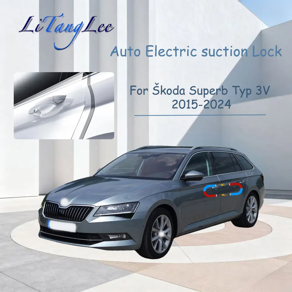 

Для Škoda Superb Тип 3V 2015-2024 ​ ​ Автомобильная дверная защелка с плавным закрыванием (с приводом блокировки прохода) — бесшумный доводчик с электрическим всасыванием