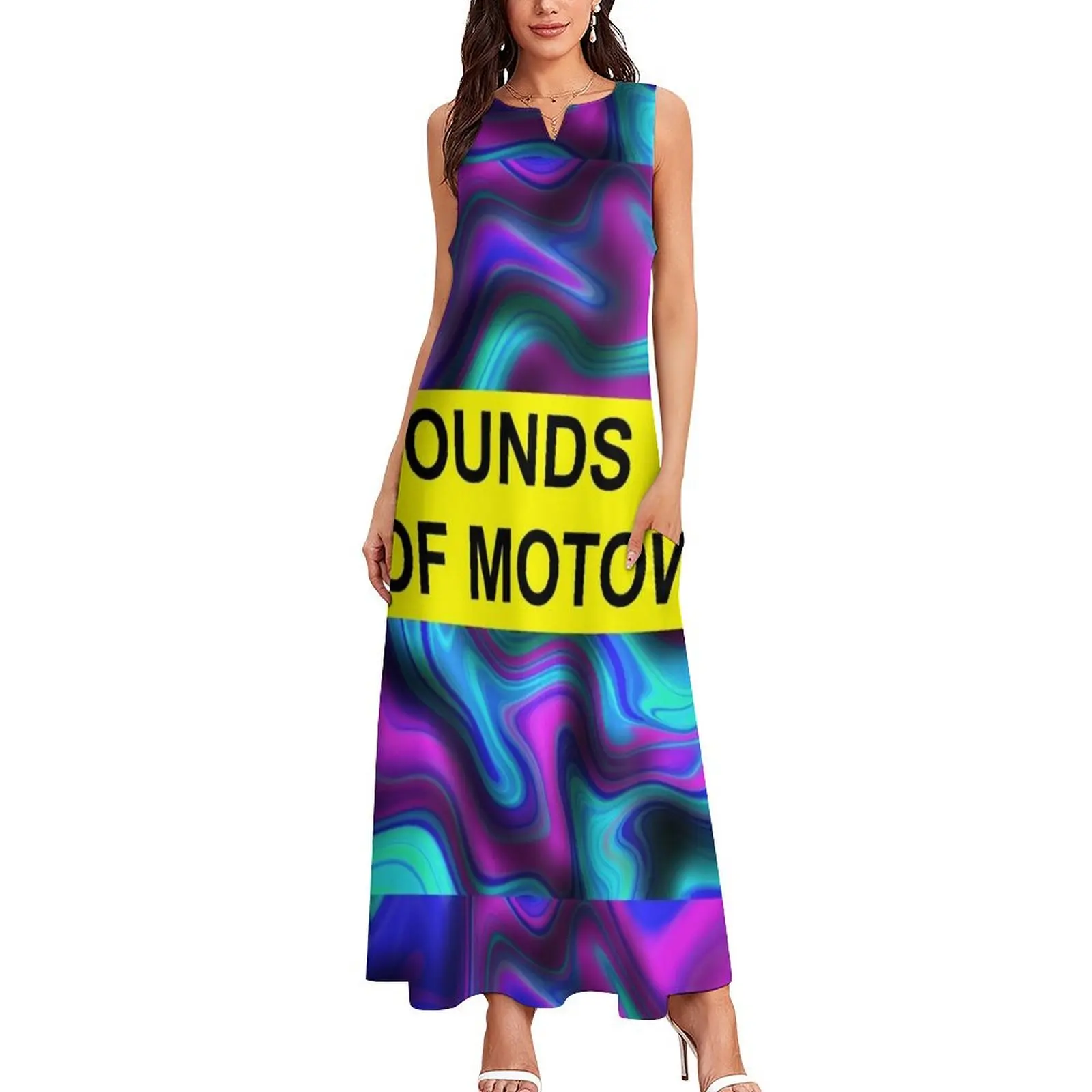 sounds of motown Long Dress women party dresses Woman clothing Dress