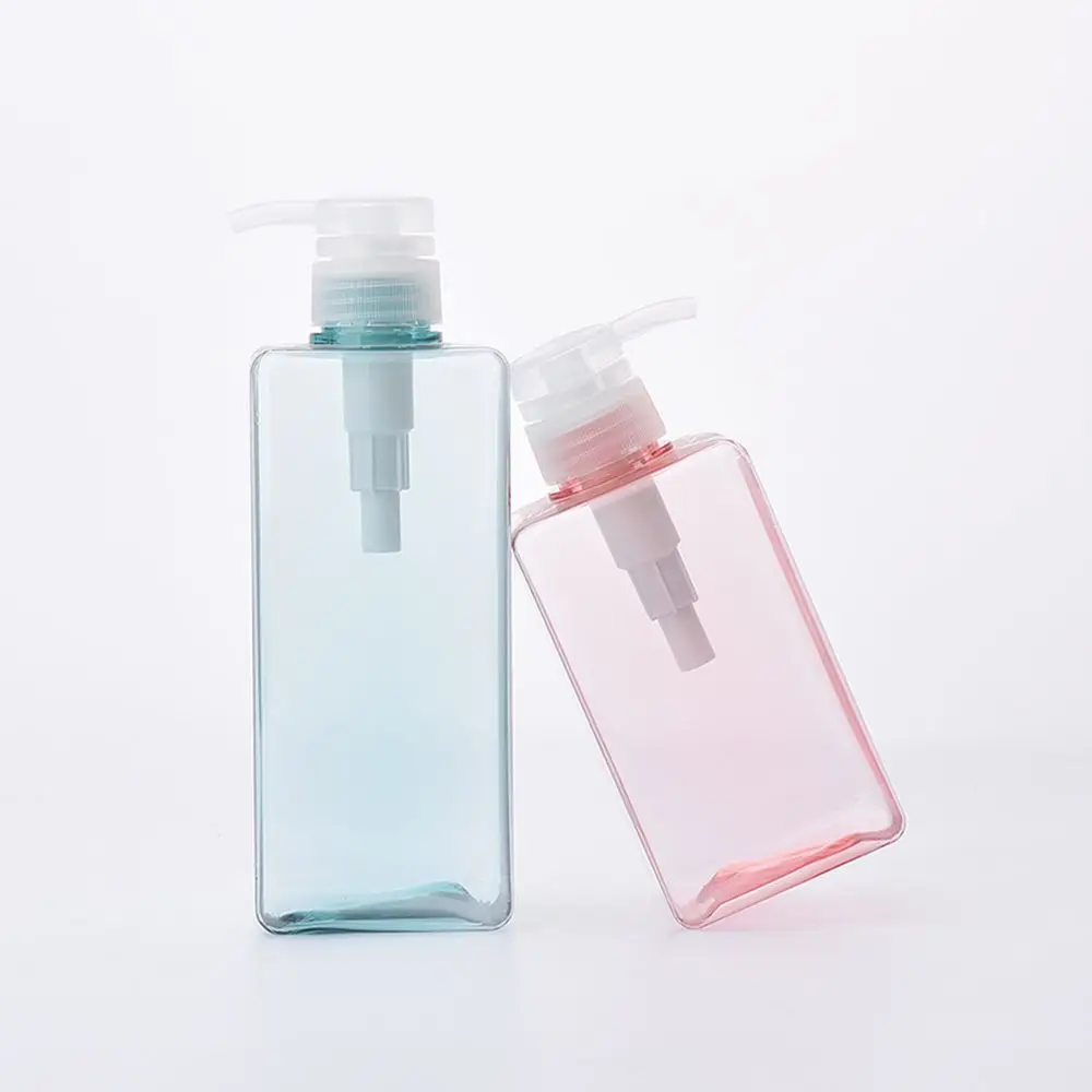 650ml quadratische klare Flasche Flüssig seife Schlagsahne Mousse Punkte Abfüllung Shampoo Lotion Dusch gel Pumpe Flasche Seifensp ender – Detail 10