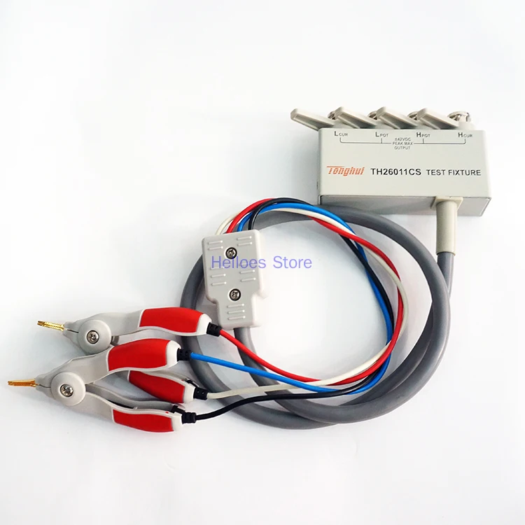 TH26011CS/TH26011A/AS/BSFixture Digital Bridge Test Clip LCR Four-terminal Kelvin Test Cable