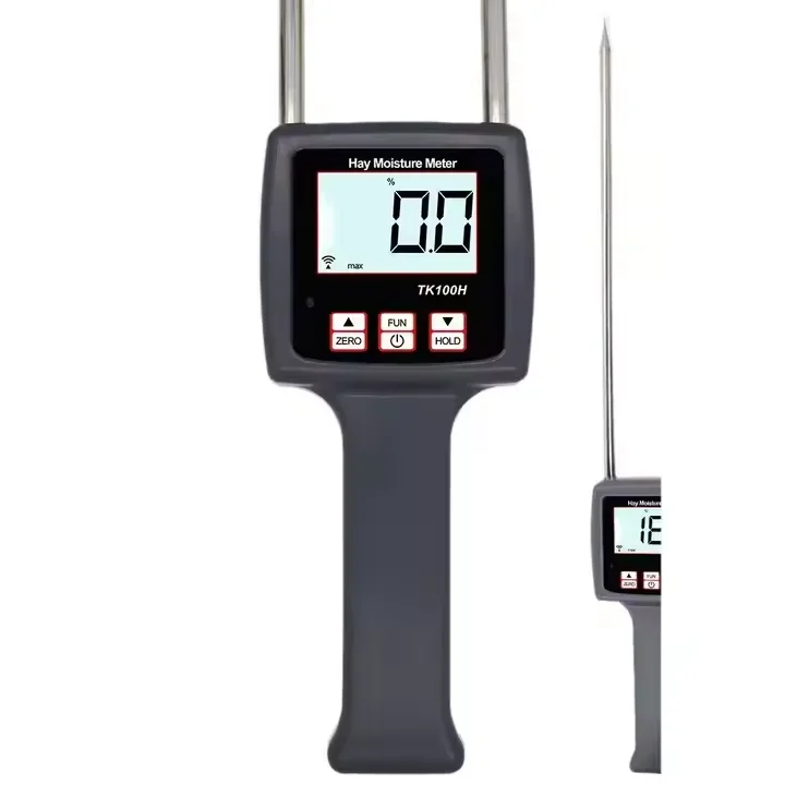 2026 TK100H Digital Moisture Meter Tester 0%-80% for Cereal Straw Forage Grass Bamboo Fibre Ideal Testers