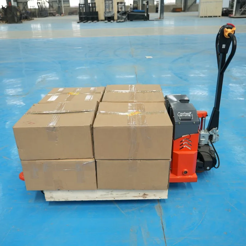 رائجة البيع 2000 كجم 3t أطول عمر المحرك بطارية ليثيوم شاحنة البليت الكهربائية قابل للتعديل شوكة البليت جاك شبه شاحنة رفع كهربائية