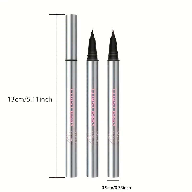 0.01mm 초박형 워터 아이브로우 펜슬 - 방수, 오래 지속, 자연스러운 룩, 사용하기 쉽고 번짐 방지, 파인 팁, 비건