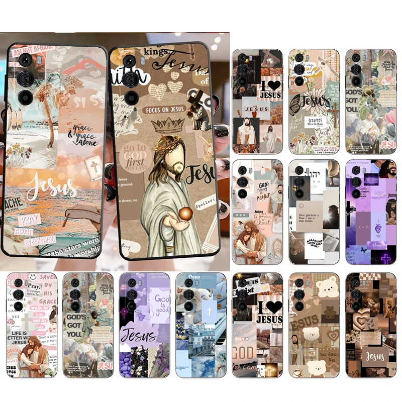 

Aesthetic Christian Jesus Case For Motorola Edge 50 40 Pro 60 50 40 30 Ultra Neo Fusion Moto G Play G Stylus G Power G 2025