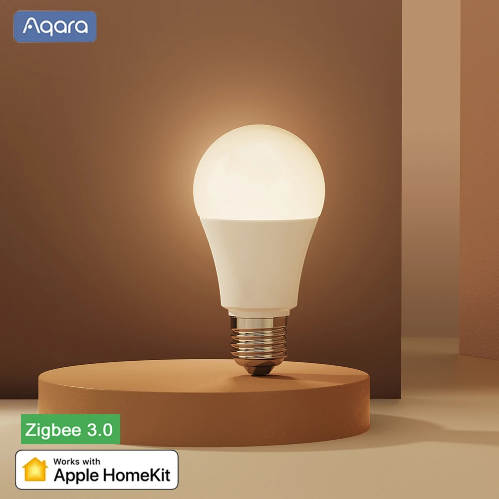 Nuova lampadina LED intelligente Aqara T1 versione globale Zigbee 3.0 E27 2700K-6500K lampada a luce LED per casa intelligente per Xiaomi Mihome Homekit