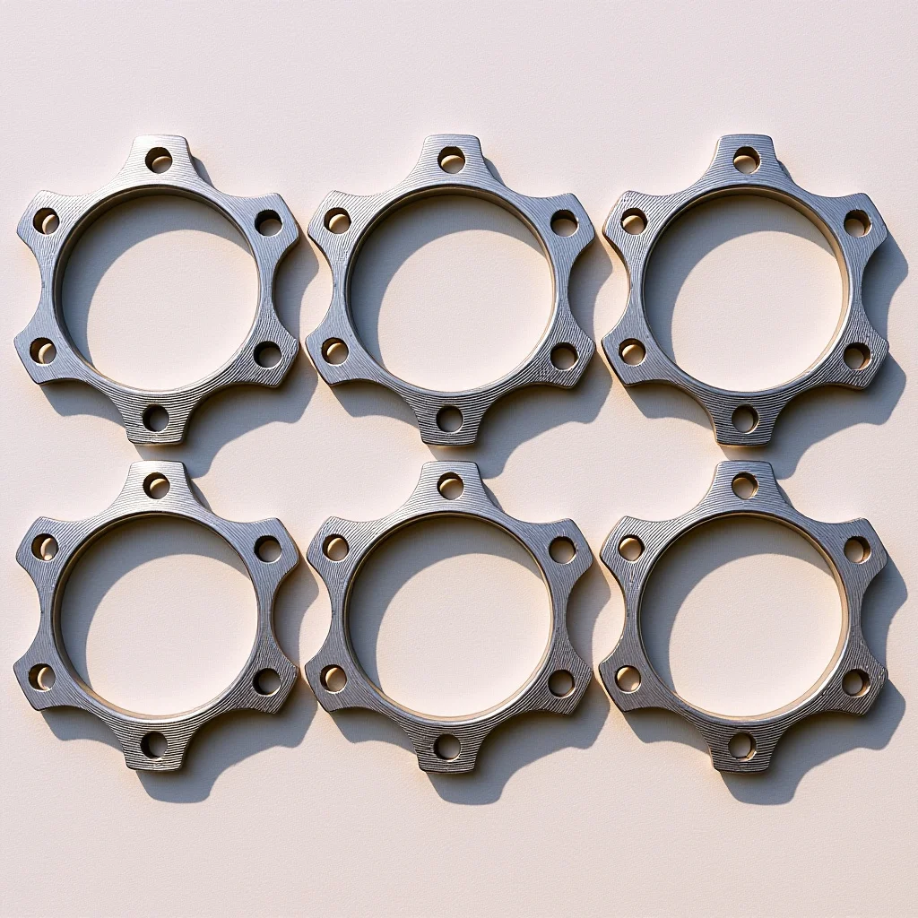 

6Pcs Disc Adapter Conversion Screw Washer High Strength Aluminum Alloy Durable Locking Force for Mountain Road Bike