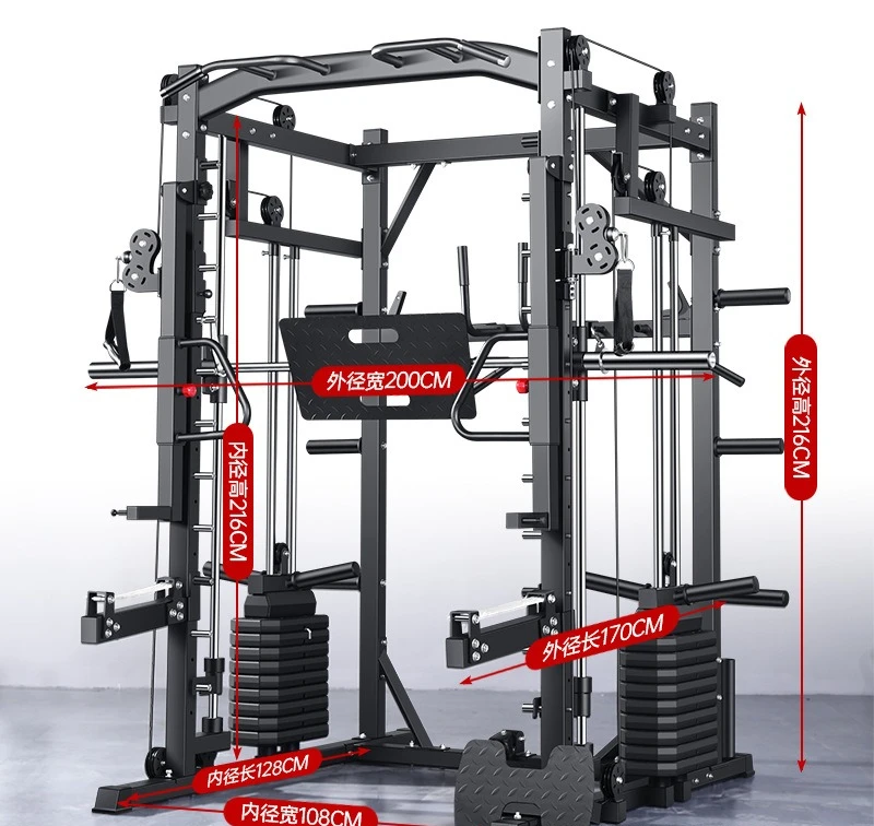 Household comprehensive training equipment Squat bench press multi-functional integrated gantry