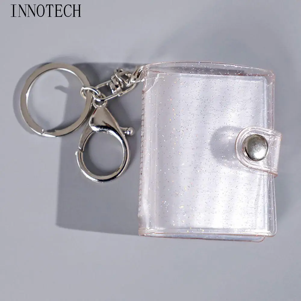 

Gift Albums Pendant Photo Holder Interstitial Pictures Storage 1 2 Inch Card Book Keyring Photo Album Keychain Card Bag