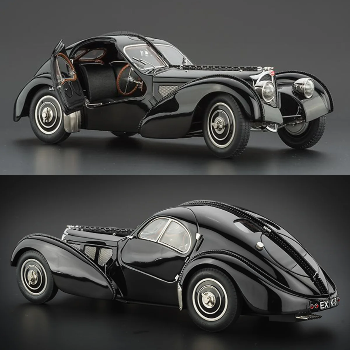 

CMC 1:18 For Bugatti 57 SC Type Atlantic 1938 Alloy Fully Open Limited Edition Simulation Metal Static Car Model Toys Gift