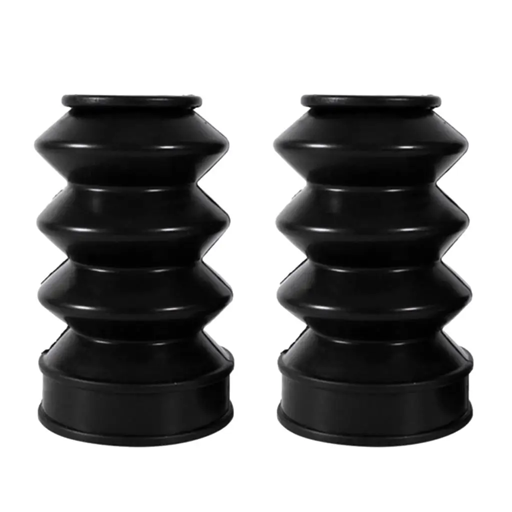 120mm Rubber Front Fork Cover Gaiter Shock Absorber Boot Dust Cap for XL883