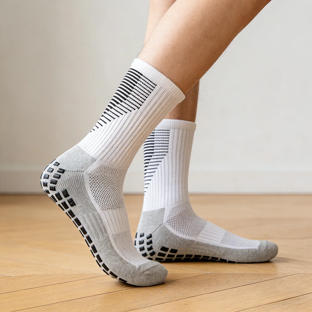 

Носки с нескользящей силиконовой подошвой для футбола, баскетбола и других видов спорта, унисекс, для мужчин и женщин