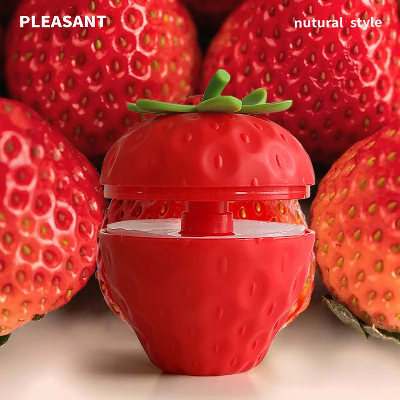 

Твердый парфюмерный бальзам в форме клубники и яблока, креативный ароматический крем, освежитель воздуха для автомобиля, ванной комнаты и дома