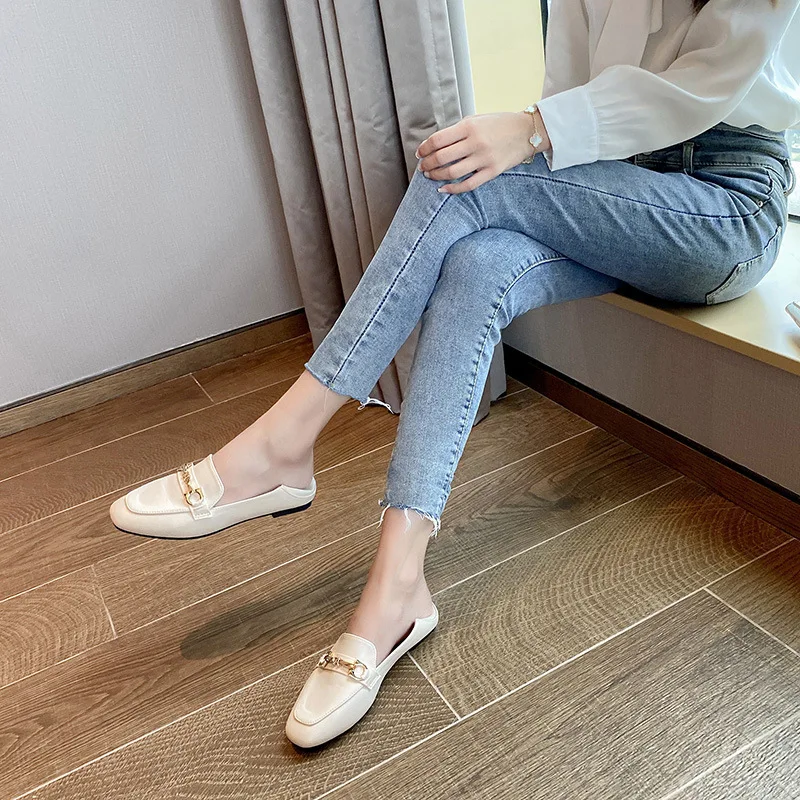 Spring and Autumn Women Shoes 2026 Casual Slip on Women Loafers Fashion Vintage British Comfy Flat Moccasins Zapatos Para Mujer