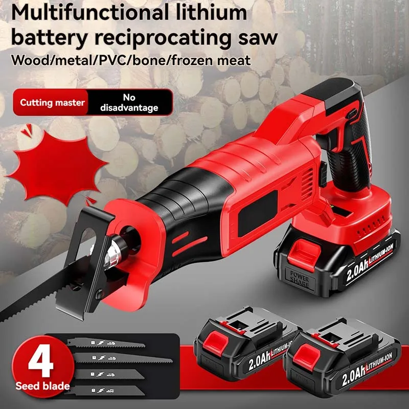 

Wireless Reciprocating Electric Saw Small Outdoor Cutting And Logging Electric Saw Portable Cutting Tool
