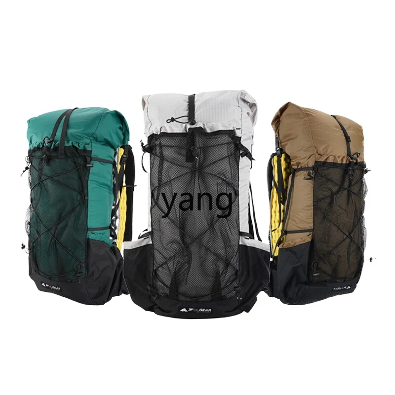 Yjq Outdoor Backpack Carrying Mountaineering Hiking Bag Outdoor Backpack