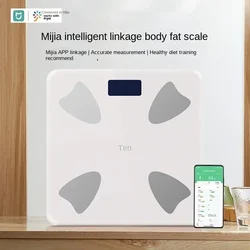 Elegant and User-friendly Body Scale for Home Use with Large LCD Screen and High-precision Sensor Bascula