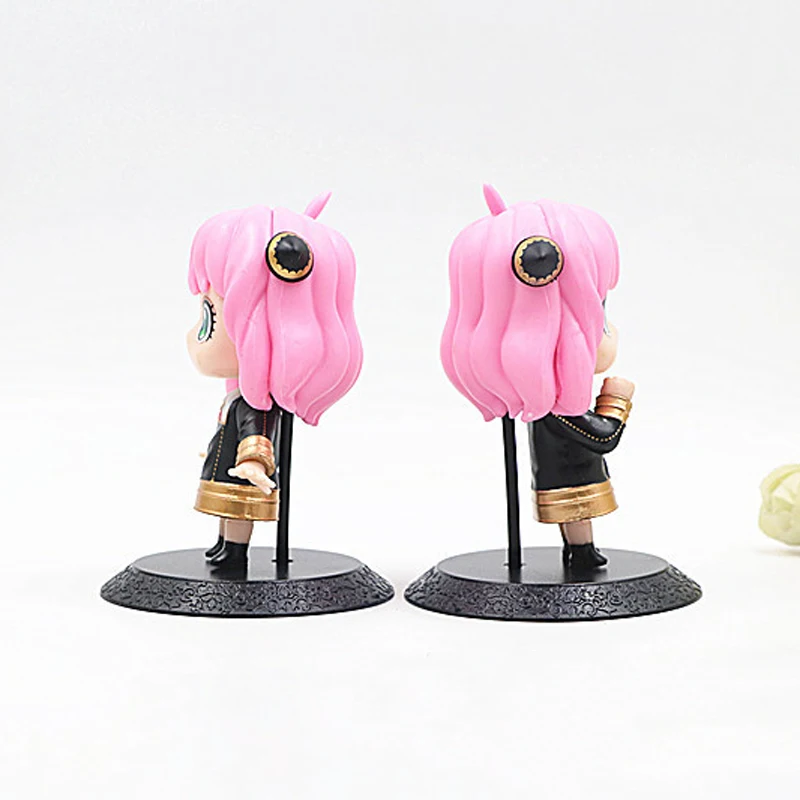 6 Stuks Anime Spy × Familie Figuur Anime Ania Pop Model Cartoon Meisje Verzamelen Decoratie Kawaii Desktop Ornamenten Cadeau Kind Speelgoed