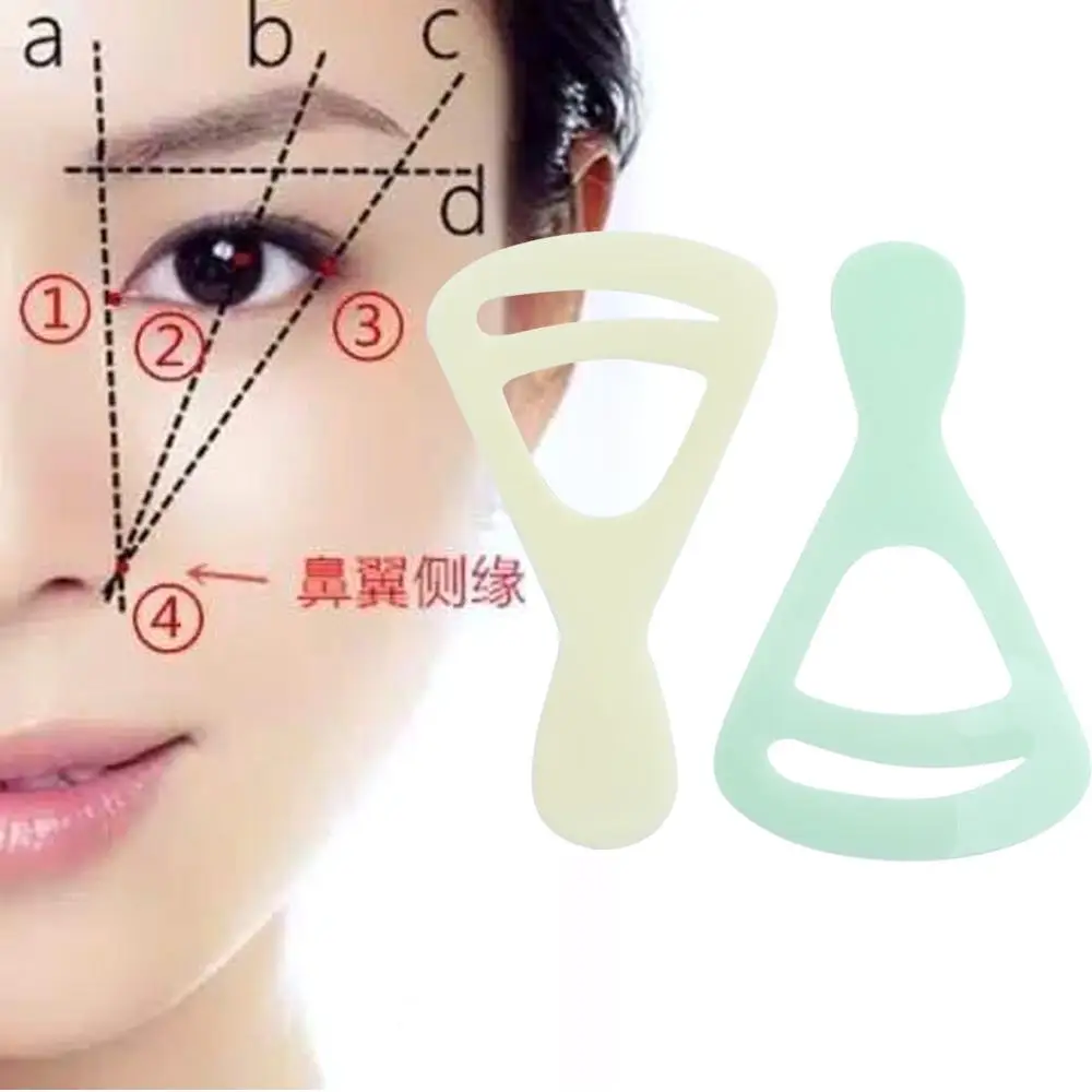 2pcs/set Makeup Tools DIY Styling Guide Grooming Shaping Mold Eyebrow Stencil Set Eyebrow Shaping Template Eyebrow Drawing Card