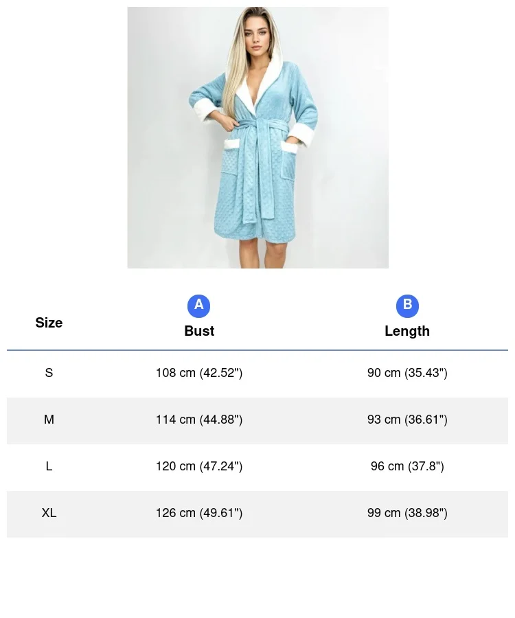 خريف شتاء جديد كيمونو البشكير ثوب دافئ الصوف ملابس المنزل سيدة ملابس خاصة شال البشكير ملابس المنزل طويلة الأكمام رداء معطف #6