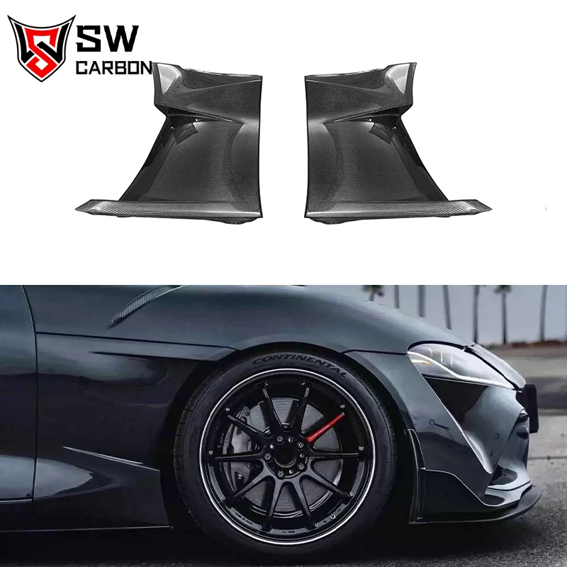 Supra A90 Carbon Fiber Side Fenders EVS Style Front  Auto Accessories for  GR  MK5 MKV  A91