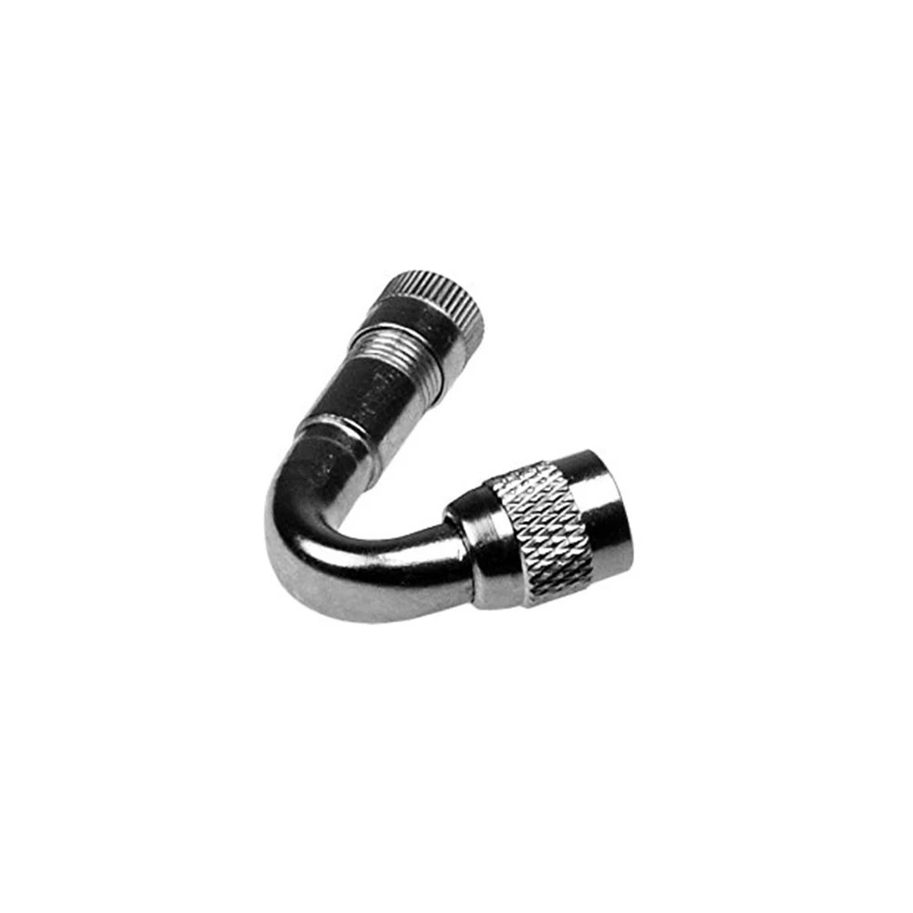 

2 pcs Valve Extension Rod Adapter Durable Metal Cap Bike Motorcycle Repair Tools Stem Extender
