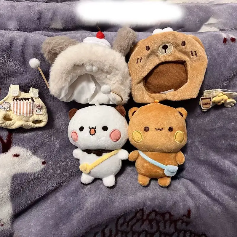 

Cute Couple Bubu Dudu Keychain Soft Stuffed Cartoon Pendant Bag Charm Lovely Decor For Daily Backpack Accessory Ornament