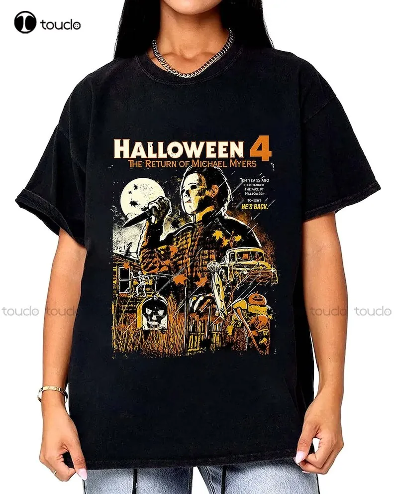 Halloween 4 Movie, Vintage Micheal Myers Halloween Shirt, Michael Sweatshirt, Myers Thriller, Horror Movie Tee, 13Th Of June Tee