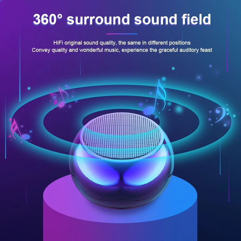 TWS Wireless Mini altoparlante Bluetooth portatile batteria integrata suono forte forte basso metallo Sport Subwoofer lettore musicale vendita calda