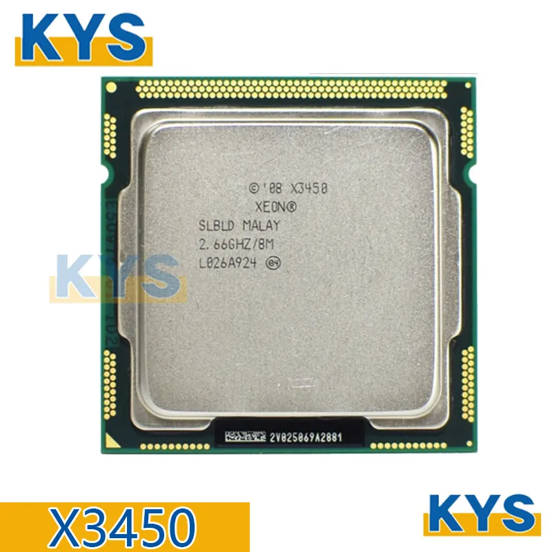 Intel Xeon For X3450 quad-core 2.66GHz 8M 2.5GTs SLBLD slot LGA 1156 CPU processor