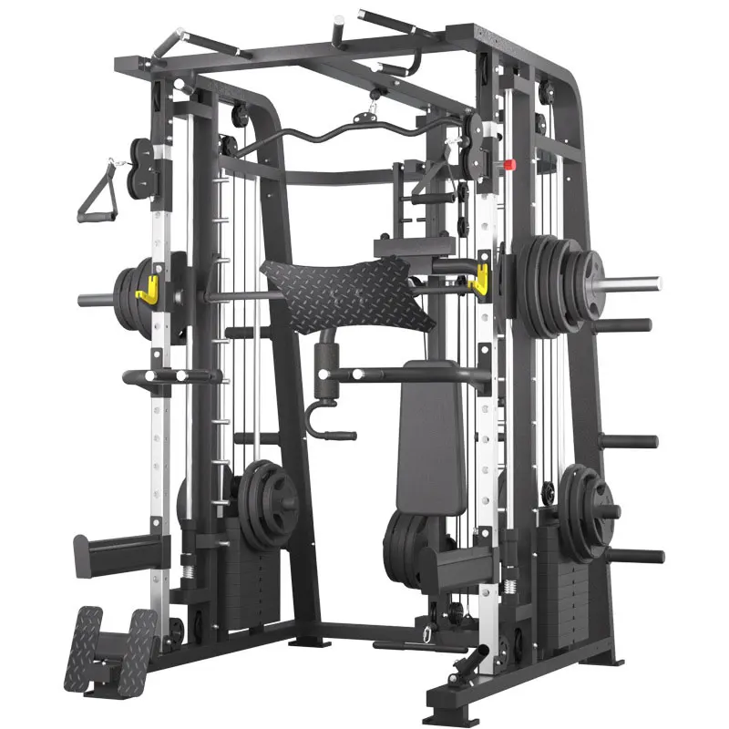 

Gym Equipment Home Fitness Equipment Cable Crossover Trainer Power Rack Multi Function Smith Machine Mutli Function Station