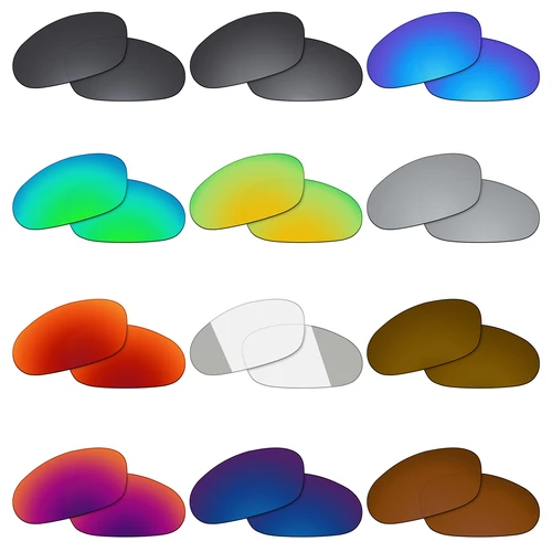 Lentes de repuesto polarizadas OOWLIT para gafas de sol Oakley Juliet de 55 mm - multicolor