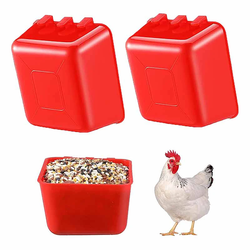 1Pc Opknoping Vogel Feeder Water Vogelkooi Papegaai Plastic Drinking Kommen Water Drinker Voor Duif Kwartel Kip Eend kommen Drinker