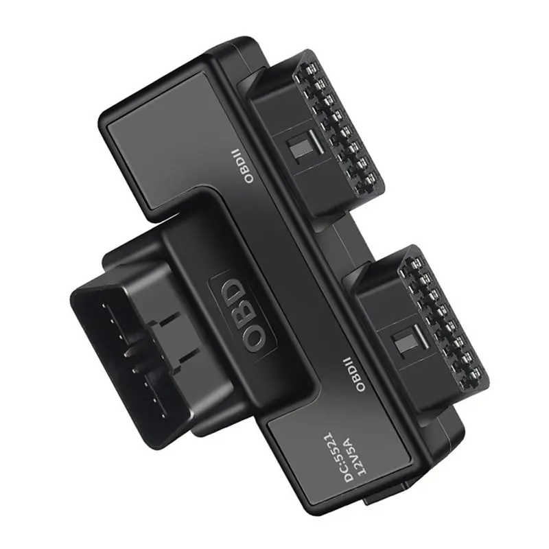 OBD2 One Divided Into Two Adaptor Wire 16 Pin 16 Core OBD Expansion Cable Connector Adapter Cable Universal Dc5521-A61E view 6